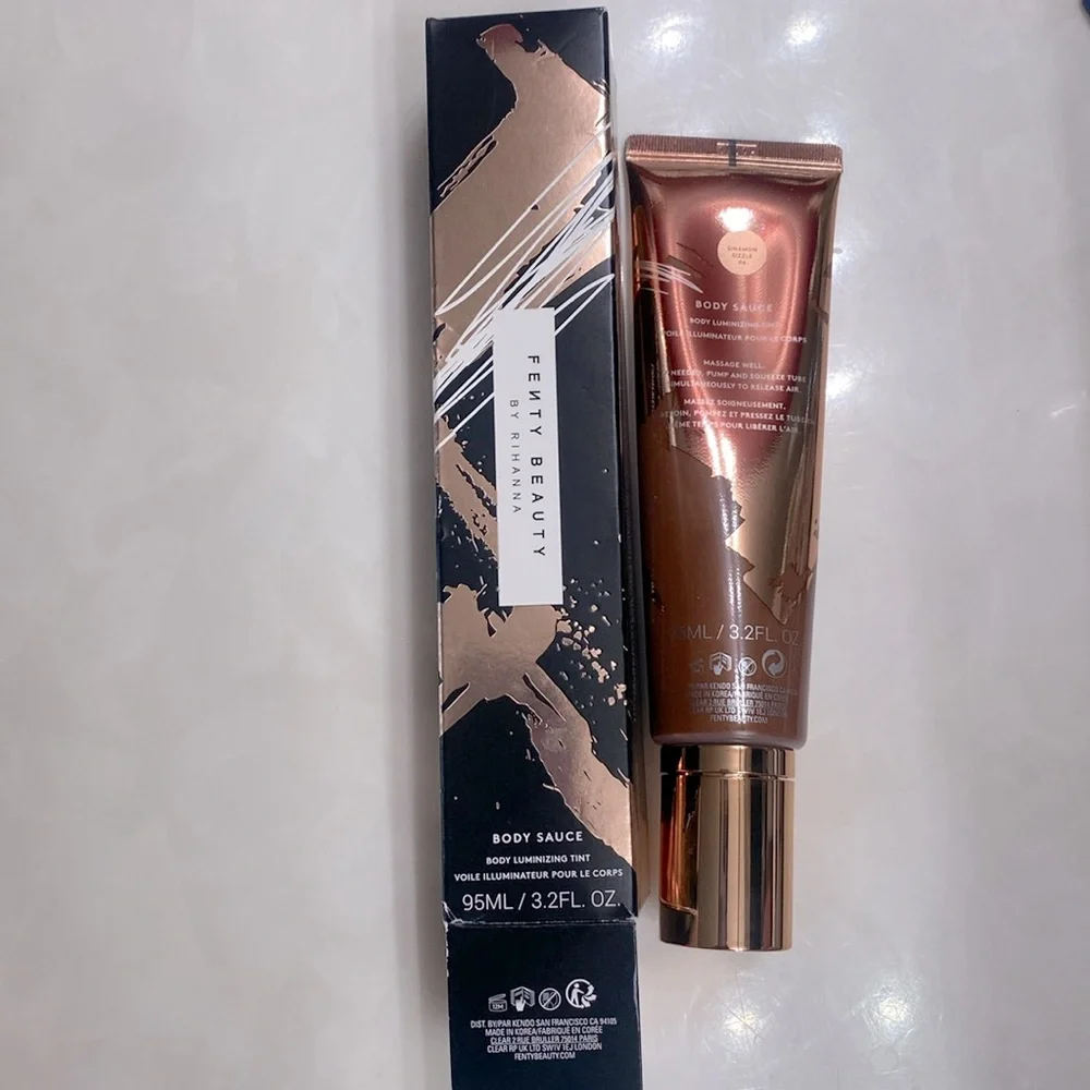 Fenty Beauty Body Sauce Body Luminizing‎ Tint in Sinamon Sizzle #06, New in Box